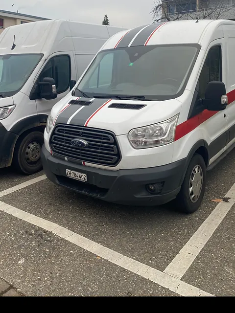 Real vans from the Baipor fleet, with Zurich number plates